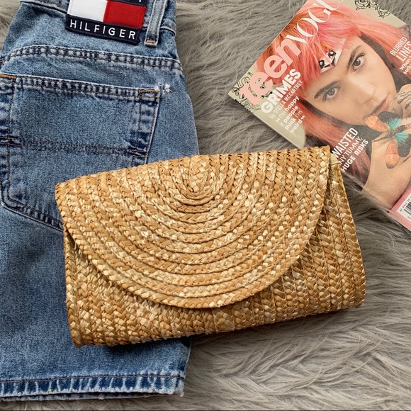 Vintage Bags Vintage Straw Clutch Poshmark